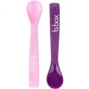 b.box Pink and Purple Baby Spoon Twin Pack